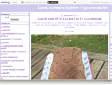 Tablet Screenshot of luciasaveurs.canalblog.com