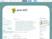 Tablet Screenshot of legreatdefi.canalblog.com
