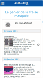 Mobile Screenshot of lafraisemasquee.canalblog.com