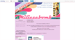 Desktop Screenshot of miliezebomb.canalblog.com