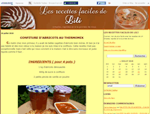 Tablet Screenshot of liliecuisine.canalblog.com