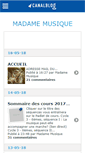 Mobile Screenshot of madamemusique.canalblog.com