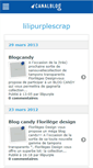 Mobile Screenshot of lilipurple.canalblog.com