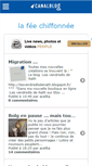Mobile Screenshot of lafeechiffonnee.canalblog.com