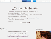 Tablet Screenshot of lafeechiffonnee.canalblog.com