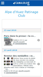 Mobile Screenshot of huezpatinage.canalblog.com
