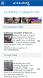 Mobile Screenshot of isaquicuisine.canalblog.com
