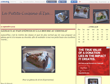 Tablet Screenshot of isaquicuisine.canalblog.com