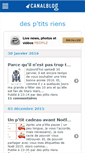 Mobile Screenshot of desptitsrienscre.canalblog.com