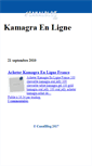 Mobile Screenshot of kamagra.canalblog.com