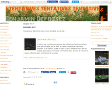 Tablet Screenshot of benjamindefossez.canalblog.com
