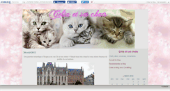 Desktop Screenshot of celiaetseschats.canalblog.com