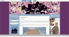 Desktop Screenshot of filles3aiguilles.canalblog.com