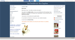 Desktop Screenshot of bonheurlapins.canalblog.com