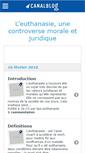Mobile Screenshot of euthanasietpe.canalblog.com