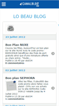 Mobile Screenshot of lobeaublog.canalblog.com