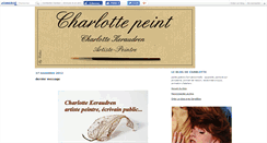 Desktop Screenshot of charlottepeint.canalblog.com