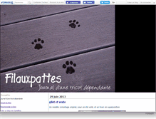 Tablet Screenshot of filauxpattes.canalblog.com