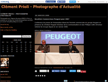 Tablet Screenshot of clementprioli.canalblog.com