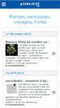 Mobile Screenshot of blogkarnivores.canalblog.com