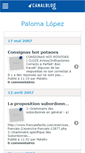 Mobile Screenshot of palomalopez.canalblog.com