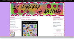 Desktop Screenshot of digiscrapnathdut.canalblog.com
