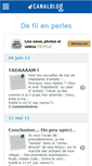 Mobile Screenshot of defilenperles.canalblog.com