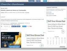 Tablet Screenshot of cherchechanteuse.canalblog.com
