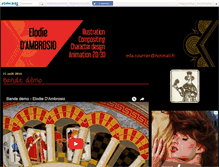 Tablet Screenshot of elodiedambrosio.canalblog.com