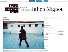 Tablet Screenshot of julienmignot.canalblog.com