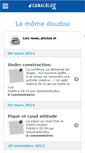 Mobile Screenshot of lamomedoudou.canalblog.com