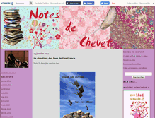 Tablet Screenshot of mesnotesdechevet.canalblog.com