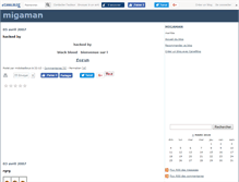Tablet Screenshot of migaman.canalblog.com