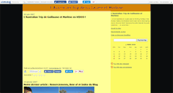 Desktop Screenshot of guillaumemarlene.canalblog.com