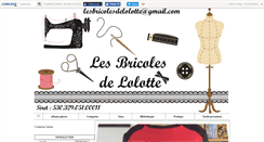 Desktop Screenshot of lolottebricole.canalblog.com