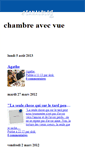 Mobile Screenshot of chambreavecvue.canalblog.com