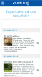 Mobile Screenshot of espercoquette.canalblog.com