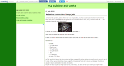 Desktop Screenshot of cuisineverte.canalblog.com