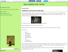 Tablet Screenshot of cuisineverte.canalblog.com