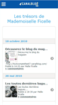 Mobile Screenshot of marielineleblog.canalblog.com