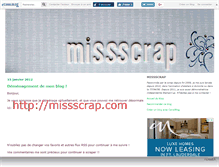 Tablet Screenshot of missscrap.canalblog.com
