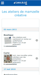 Mobile Screenshot of mamzellecreative.canalblog.com