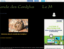 Tablet Screenshot of cordyles.canalblog.com