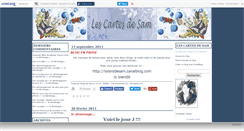 Desktop Screenshot of lescartesdesam.canalblog.com