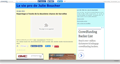 Desktop Screenshot of julieboucherpro.canalblog.com