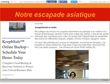 Tablet Screenshot of escapadeasiatic.canalblog.com