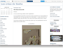 Tablet Screenshot of lescreasdesasha.canalblog.com