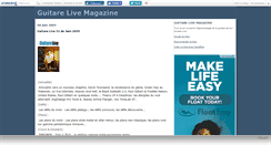 Desktop Screenshot of guitarelive.canalblog.com