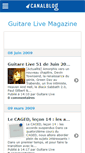 Mobile Screenshot of guitarelive.canalblog.com