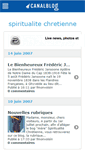 Mobile Screenshot of christestvivant.canalblog.com